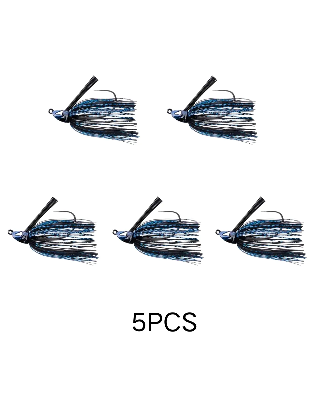(3PCS / 5PCS) ARK Wes Logan Signature Swim Jig | compact | wire-tied premium skirt | heavy cover | Keel head design