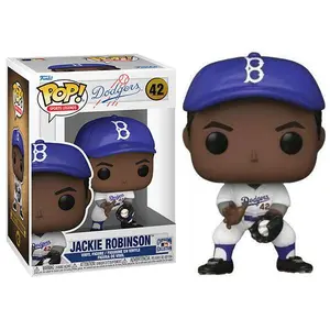 Funko Jackie Robinson Sports Legends 42 : 4" Funko Pop! Near Mint condition unless otherwise noted on the title. Ships with PopShield Soft Protector!