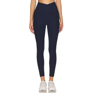 Beyond Yoga Spacedye At Your Leisure Midi Legging in Nocturnal Navy