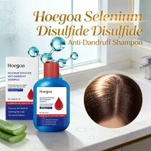 Selenium disulfide shampoo-Moisturizes and makes hair voluminous. It contains aloe vera and mulberry root, helps balance scalp oil, keeps the scalp clean and refreshing, removes accumulated dirt, and enhances the natural luster and elasticity of the hair.