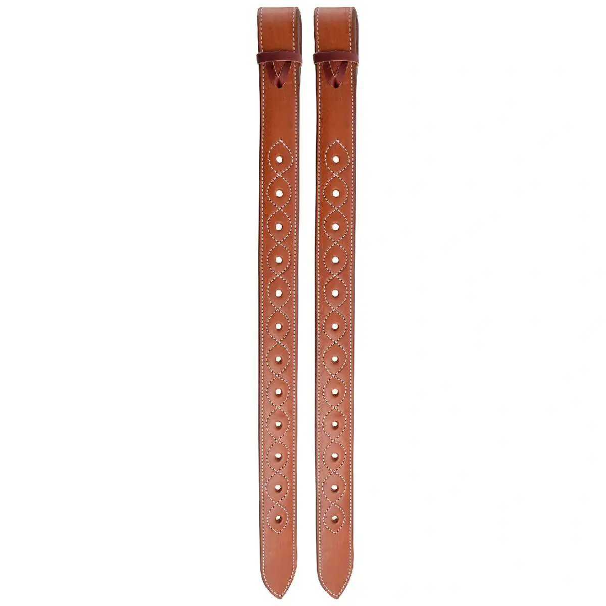 Martin Saddlery Flank Billet - Heavy-Duty Natural Skirting Leather, Doubled and Border-Stitched - Multiple Colors