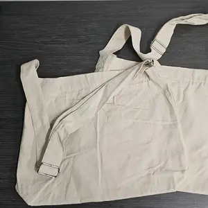 XL Canvas Tote bag W/ design (Pocket,zipper,adjustable strap)