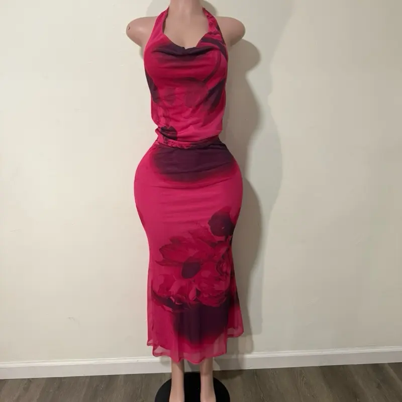 Haltered Top with skirt Haltered Top with skirt
