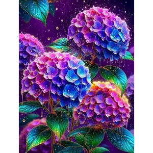 1pc 30x40cm/11.8x15.7Inch Large-sized Framed Round Diamond Painting Kit, Shocking Aurora, 5D Diamond Painting, All-artificial Rhinestone Mosaic Painting Kit, Painting Kit, Beginner's Handicraft, Handcrafted DIY Diamond Painting