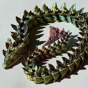 Sea Dragon 20 inch/ 50 cm long - 3D Printed Flexi Fidget Toy