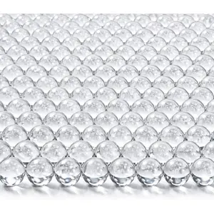190 count Clear Marbles for Vase Filler - Small Round Glass Beads 0.39In Transparent Glass Marbles for Vases,Aquariums, Decoration,,1LB