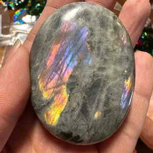 Labradorite palm stone