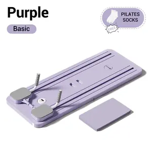 UMAY Pilates Board with Yoga Socks - Pilates Equipment Set, Multifunctional Foldable Home Pilates Board, 5-in-1 Pilates Skateboard outdoorfun