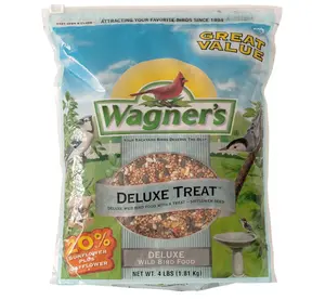 Wagner's 62067 Deluxe Treat Blend Wild Bird Food, 4 Pound (Pack of 1)