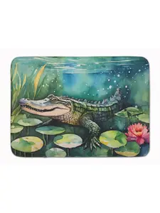 Carolines Treasures DAC2870RUG Alligator Memory Foam Kitchen Mat, 19x27 in. - Animal-Inspired, Art-Themed, Cozy, Cushioned Household Textile Rug, Animal-Inspired Kitchen Rugs, Art-Themed Kitchen Rugs