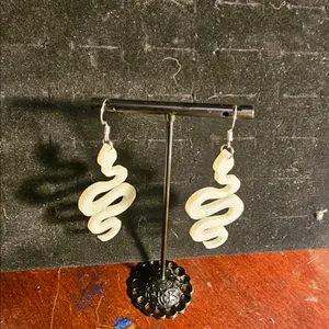 snake earrings