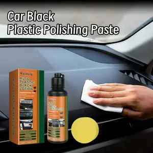 Car Black Plastic Polishing Paste RV Car Beauty Care Plastic Renovation Agent