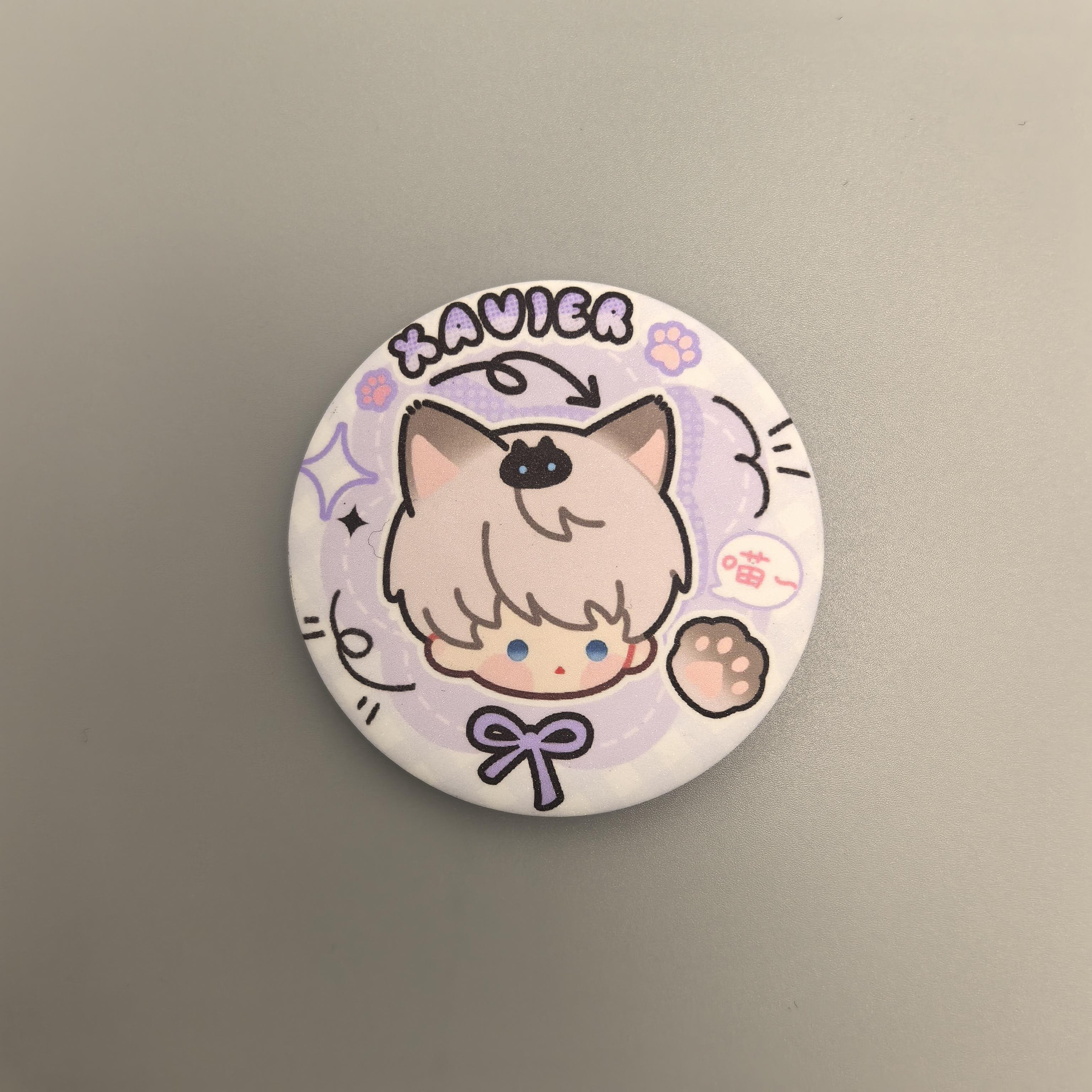 Love and Deepspace cat ear badges: Sylus Zayne Xavier Rafayel Caleb