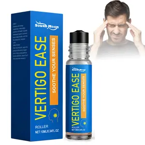 Vertigo Ease Aromatherapy Roll,Vertigo Ease Aromatherapy - Essential Oils for Dizziness & Nausea - 10ml