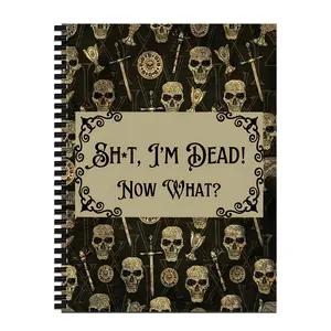 Halloween Sh*t, I'm Dead! End-Of-Life Planner Book, Spiral Bound Planner, Final Planning Guide for Halloween Party, Unique Gift Idea for Spooky Season