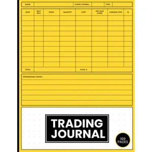 Trading Journal: Stocks, Forex, Options and Crypto Trading Log Book for Organised Traders | Record up to 1000 Trades. Paperback – October 10, 2021