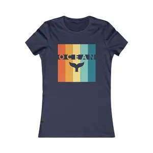 Ocean Whale Tail Tee