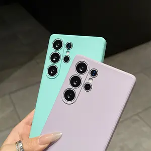Cube-Inspired Liquid Silicone Phone Case for Samsung Galaxy S25 Ultra Chic Full-Body Protection That’s Shockproof & Stylish All in One