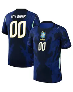 Unisex Soccer/Football Brazil National Team Jordan Brand 2025/26 New Home Replica Player Jersey – Navy