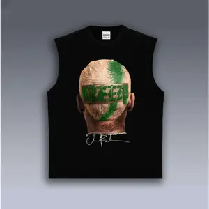 Vintage Rap Music Graphic Tank Top, Chris Cheezy Bowl XX Tour Print, Soft Breathable Cotton, Unisex Stylish Casual Streetwear