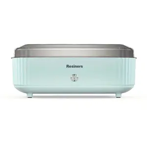Resin Curing Machine with Larger Tray for Resin Starter, Air, Auto Curing 2H Resin Supplies, Resin Dryer Curing Station for Art Craft Casting, Mint Green