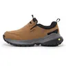 Fitville Men's LugMax V3 Wide Fit Slip-On Athletic Casual Trainers - 4E Extra Wide, Waterproof PU Leather Upper, Breathable Walking Shoes, Lightweight Comfy EVA Midsole, Non-Slip All-Terrain Off-Road Performance Footwear