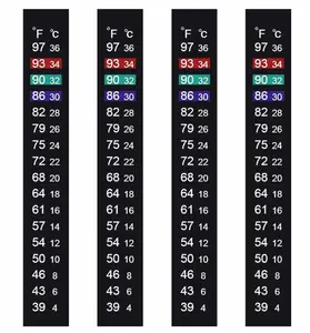 Adhesive Thermometer Tank Strips
