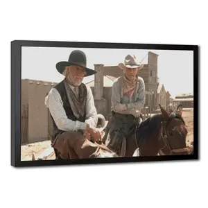 Vintage Western Cowboy Horse Canvas Print, Retro Style Wall Art, Home Bar Bedroom Office Decor