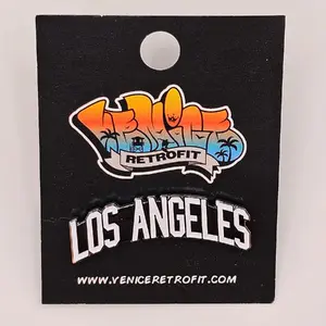 Los Angeles Metal Hat Pin for Personalized Style - Soft Enamel Pin for Customization