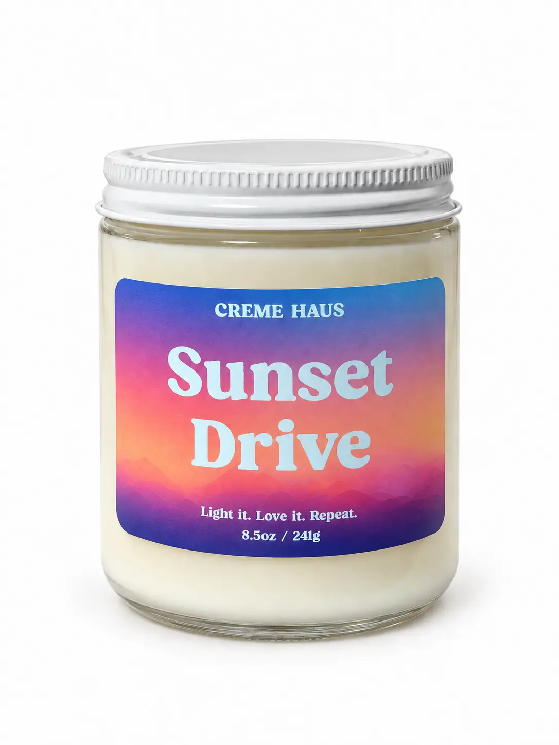 Sunset Drive Small Candle