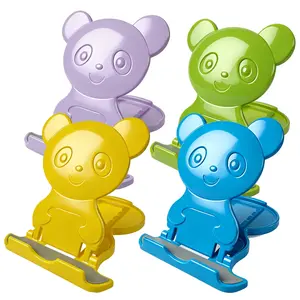 Foldable Cute Panda Phone Stand, Desktop Holder with 6 Angles, Ideal for Office Learning and Video Watching, Convenient and Stylish