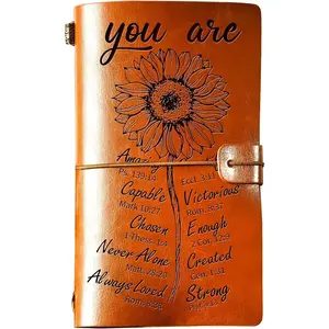 Christian Gifts for Women, Inspirational Gifts for Women, Refillable Writing Journal, Religious Gifts for Women, Birthday Christmas Gifts For Women, Men, Sister, Friends