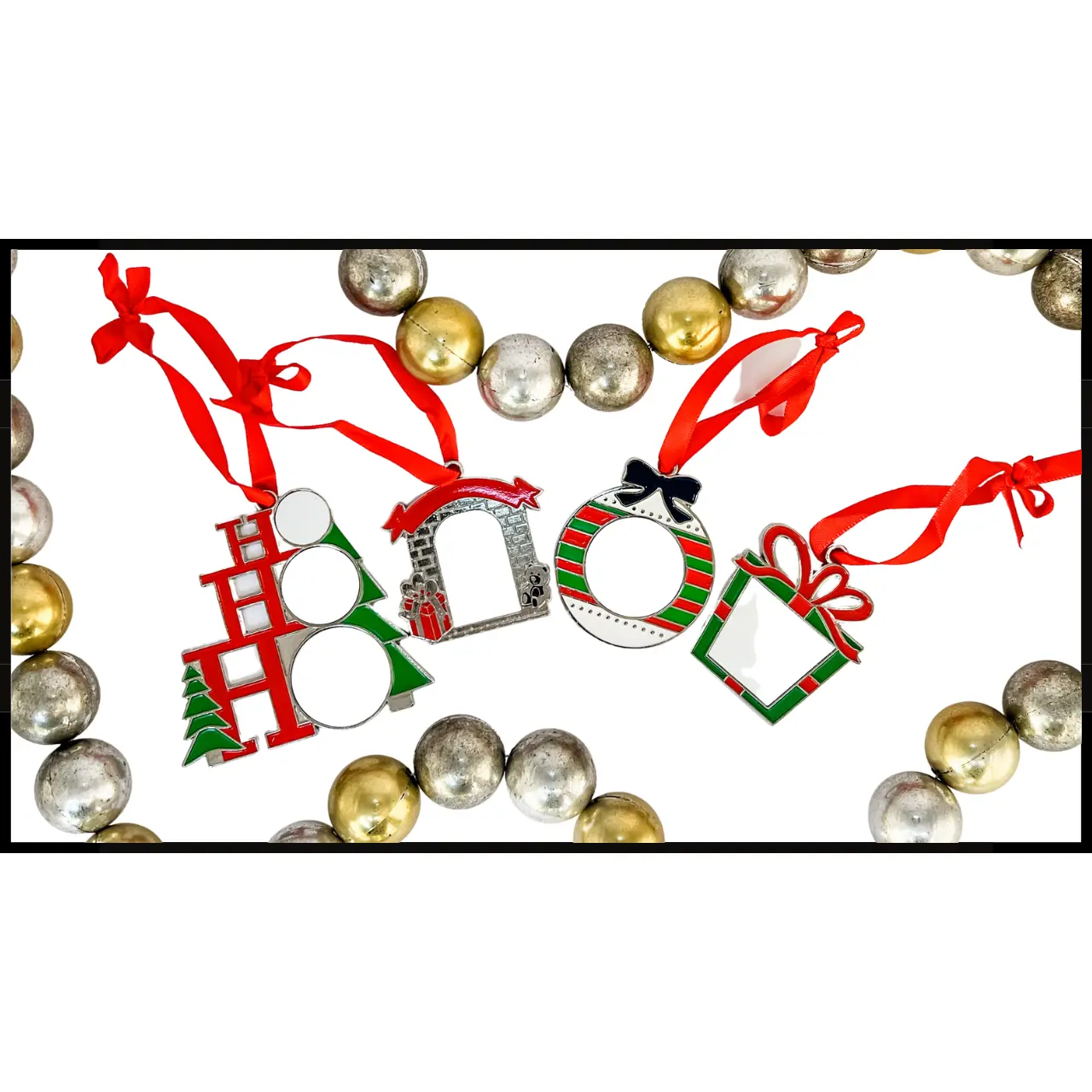 Sublimation Metal Christmas Ornament Blanks