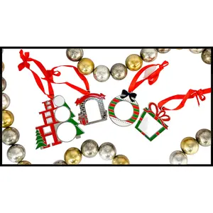 Sublimation Metal Christmas Ornament Blanks