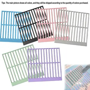 DIY Diamond Painting Tool Set, Square & Round Drill Accessories, Art Drawing Ruler, Repair Tools, Alignment Aid (multiple Colors)