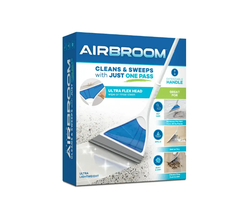 Air Broom - All Surface Lightweight Silicone Broom, Squeegee, Pet Hair Remover, Indoor Cleaning Cleaner Air Broom - All Surface Lightweight Silicone Broom, Squeegee, Pet Hair Remover, Indoor Cleaning Cleaner