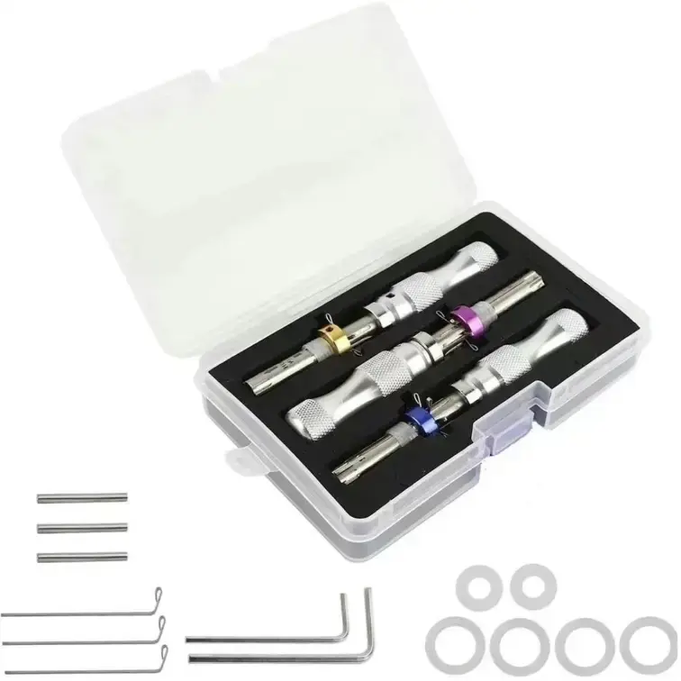 Tubular 7 Pins Tool Accessories, Stainless AdjustableTool, Multipurpose Hand Tool Accessories for Home &Office