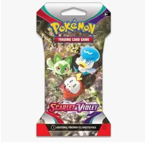 Pokemon TCG - Scarlet & Violet Base Sleeved Booster Pack! (Case Fresh)