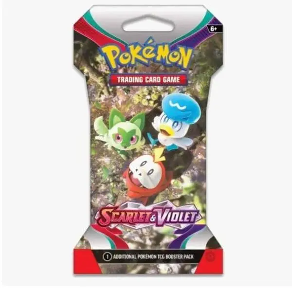 Pokemon TCG Scarlet & Violet Base Sealed Booster Pack - Authentic Sealed Collectible Trading Cards, Case Fresh Booster Packs, Authentic Sealed Tcg, Sealed Booster Packs