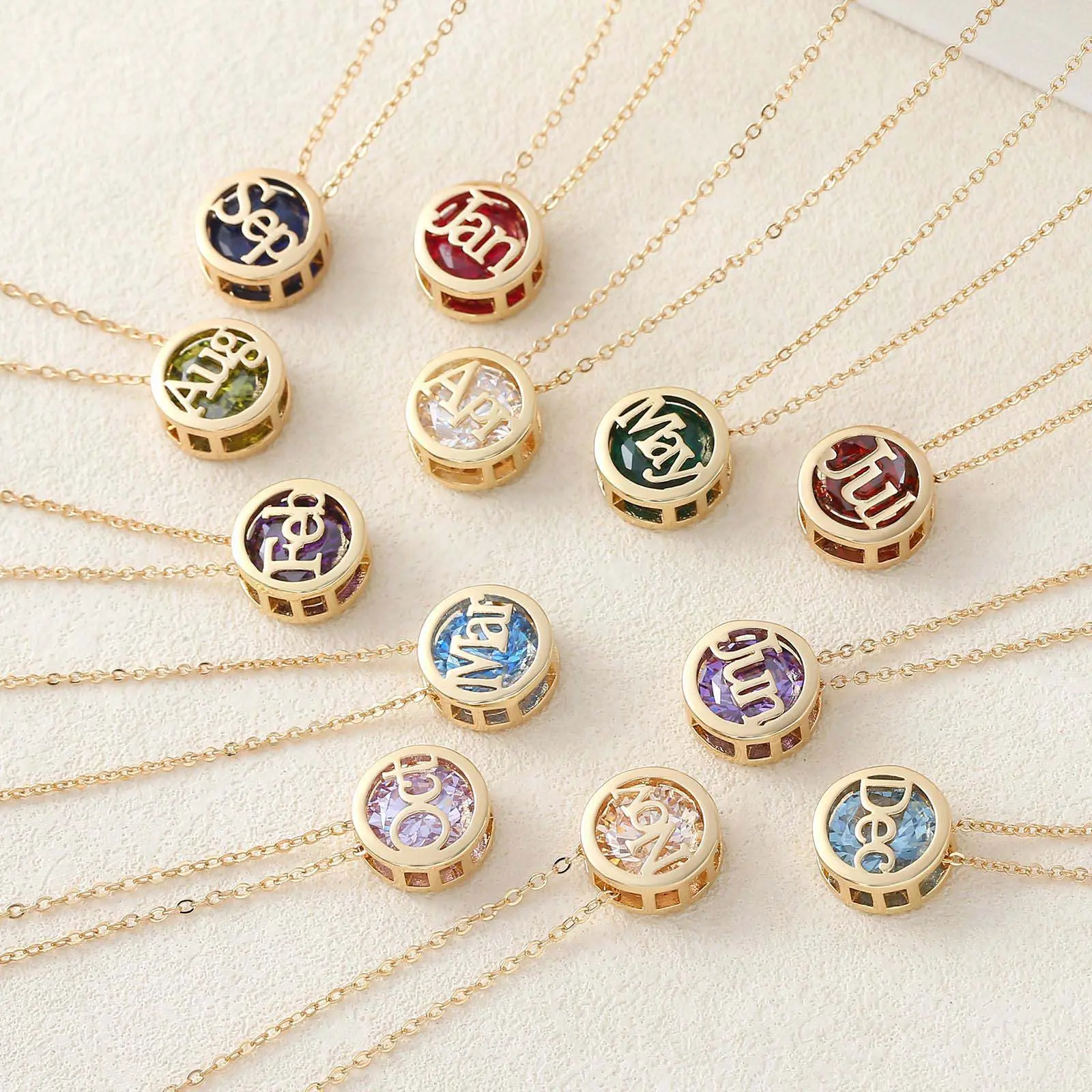 Modern Colorful Pendant Necklace for Women, Reversible Metal Coating with a Double-Sided Hollow Design, Casual Clavicle Chain for Daily Wear, Female, December, Accents, Coated Metal