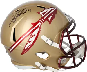 Anquan Boldin Florida State Seminoles Autographed Riddell Speed Replica Helmet - Fanatics Authentic Certified