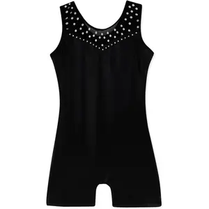 KF5-NG23 Gymnastics Leotards for Girls Toddlers Biketards Dance Unitards Sparkle Snowflake Mermaid Gym Suits