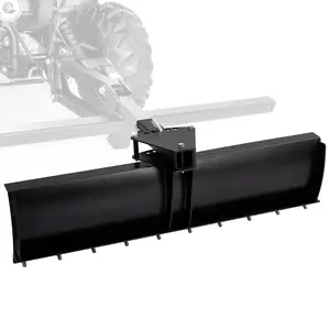 ATV/UTV 2" Receiver Plow Blade – Heavy-Duty Steel, 5 Adjustable Angles, Box Ends, Manual Lift – Grading, Landscaping, Snow Removal – Fits Lawn Garden Tractors