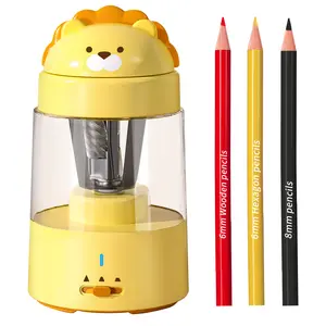 Zmol Electric Pencil Sharpener, Pencil Sharpeners for Colored Pencils ,  Rechargeable Portable Pencil shapener for Classroom, Office, Home Stationery school pencil sharpener Aesthetic Pens Art Pen