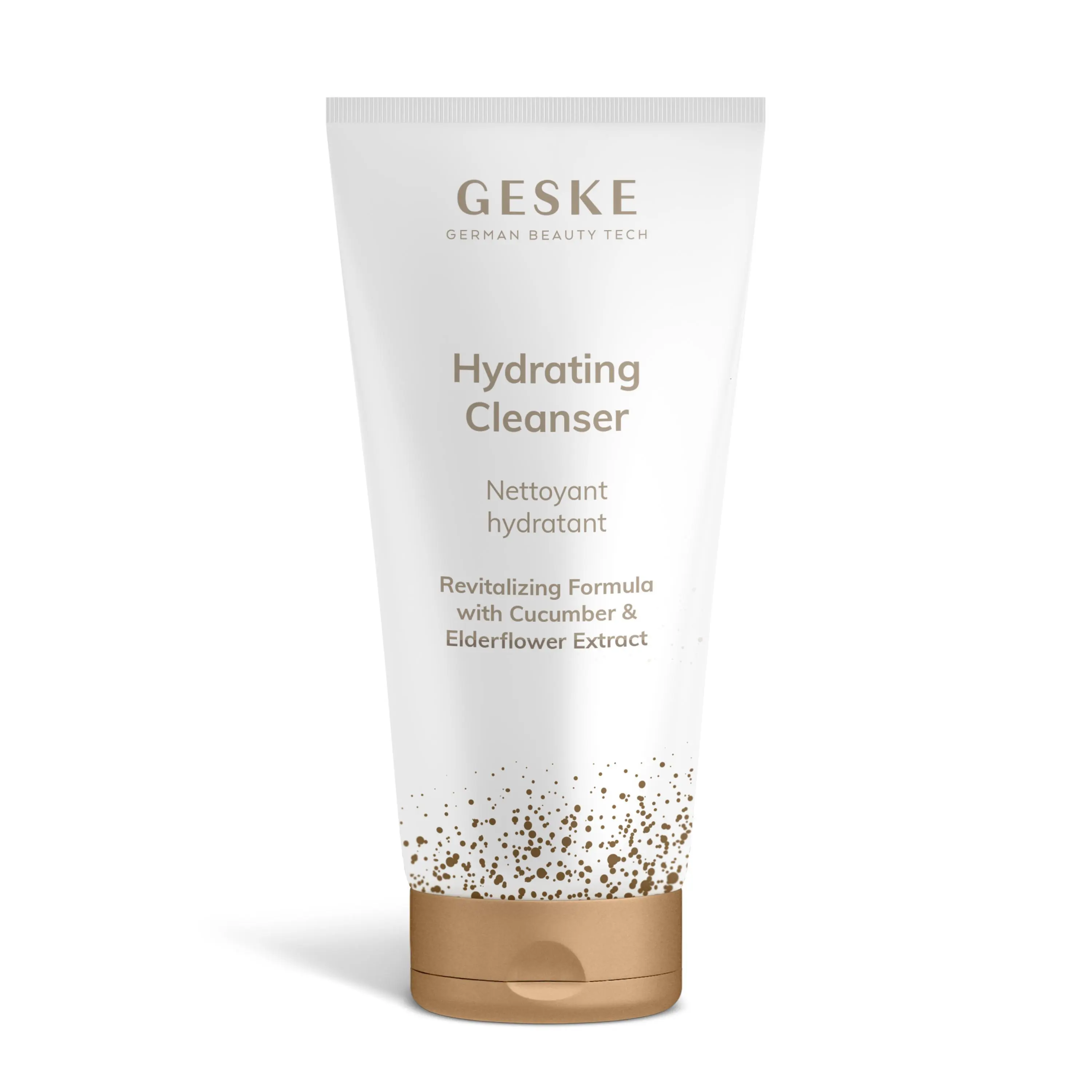 GESKE Hydrating Cleanser | Cucumber & Elderberry Extract, Vitamin E & Provitamin B5 | For Perfecting & Brightening Impure Skin | Daily Use | All Skin Types | Youthful Glow | Vegan Formula