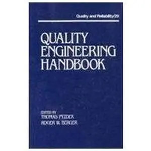 USED Book - Quality Engineering Handbook by Pyzdek (Hardcover) - english
