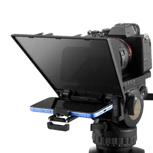 Spring new arrivals 8'' Portable Teleprompter Remote for Webcam Smartphone Live Streaming