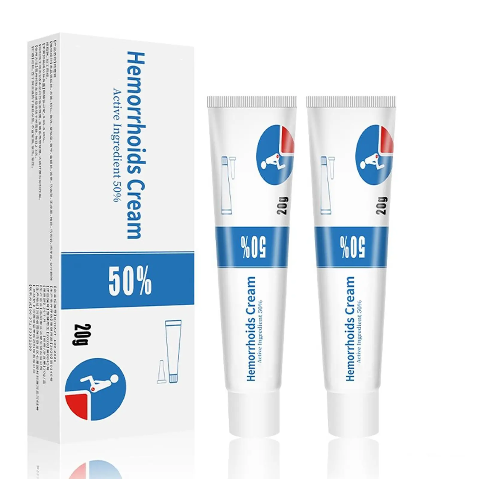 Hemorrhoid Ointment, Fast-Acting External Treatment for Pain, Itching, and Burning Relief, Reduces Swelling