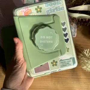 Matcha Green Magnetic Phone Grip, Gift For Book Lover