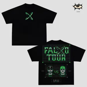 Feid Ferxxo Nitro Jam Tour Merch Style Graphic Tee | Techwear Washed T-Shirt | Retro 8-Bit Pixel Art Hip Hop Shirt | Neon Green Streetwear Oversized Top | Vintage Concert Merch Style Graphic Tshirt | Unisex Urban Fashion Tee | Trendy Rap Shirt